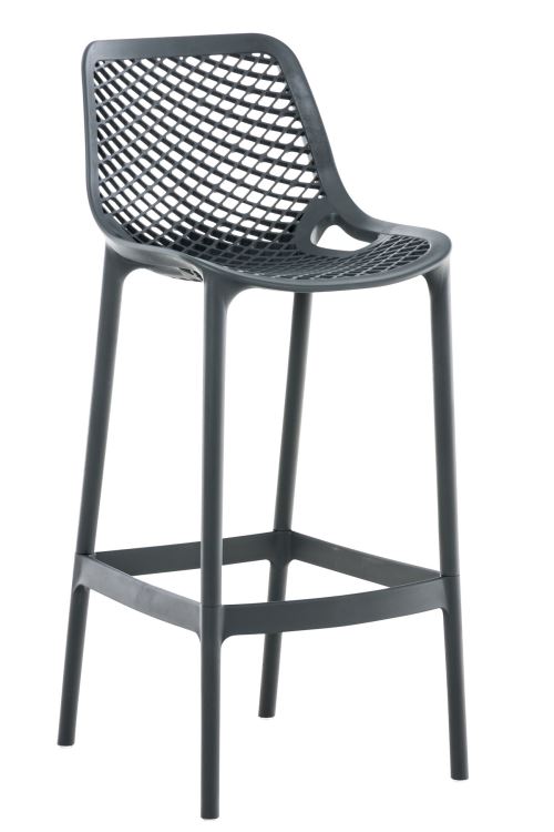 Non Communiqué Gris Foncé Clp Tabouret De Bar Extérieur Air