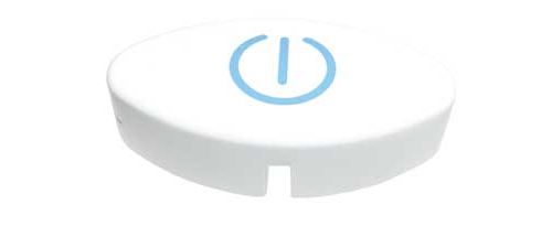 Touche On-Off Blanc 27 Indesit pour Lave Vaisselle - C00143006