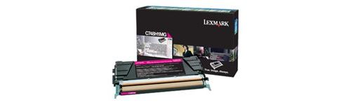 Lexmark - &Agrave; rendement &eacute;lev&eacute; - magenta - original - cartouche de toner LRP - pour Lexmark CS748de 