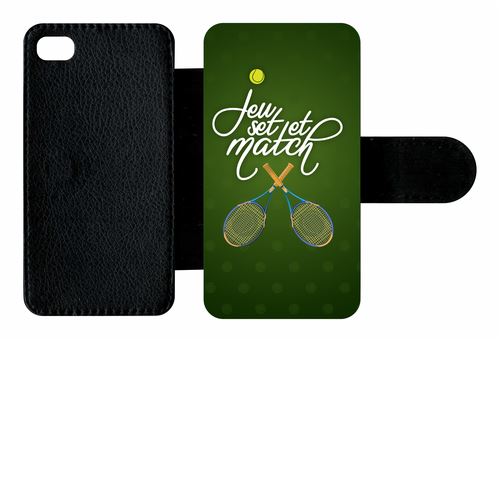 Etui À Rabat Apple Iphone 4 Et 4 S Jeu Set Et Match De Tennis