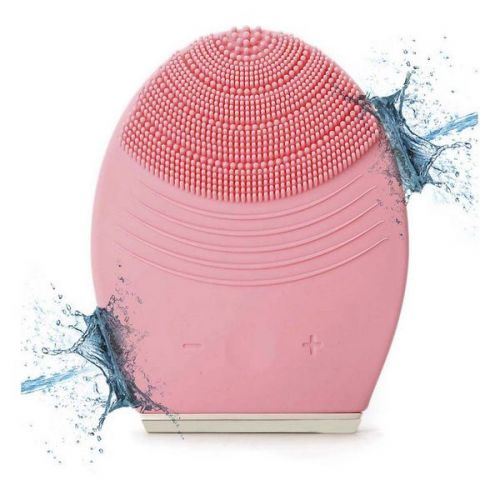 Brosse nettoyante sonique pour le visage Rose