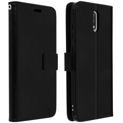 Housse pour Nokia 2.3 avec Porte-carte Fonction Support Vintage Noir