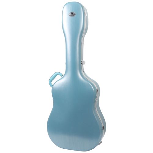 Fazley GC-AC500SB étui pour guitare folk Silver-Blue Brushed
