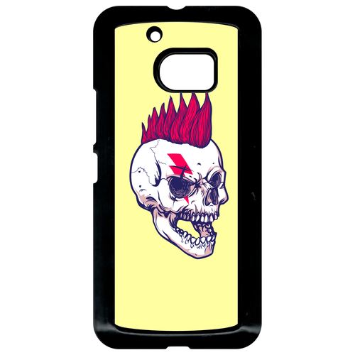 Coque Htc 10 Motard Crane Rouge