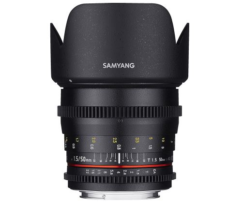 Samyang Objectif pour Sony E 50 mm T1.5 VDSLR Noir