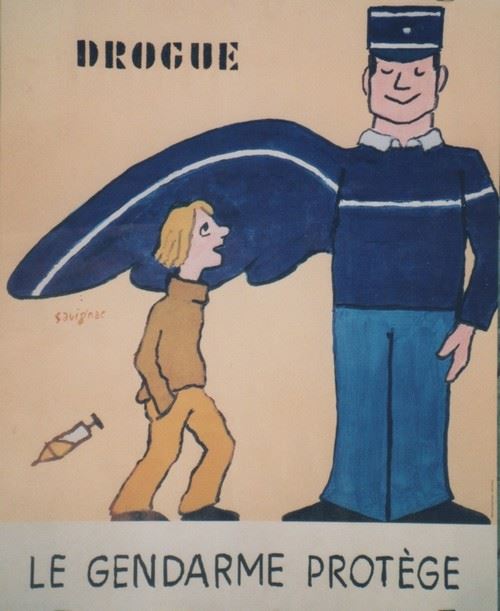 Gendarmerie - 53x64 cm - AFFICHE / POSTER