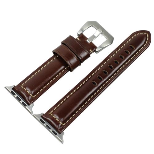 GENERIQUE - Bracelet de montre - Apple Watch Series 1-4 - 42mm-44mm - Marron - Image 2
