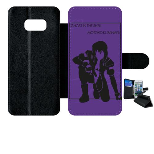 Etui à rabat samsung galaxy s8+ plus ghost in the shell motoko kusanagi