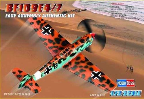 Bf109e-4/7 - 1:72e - Hobby Boss