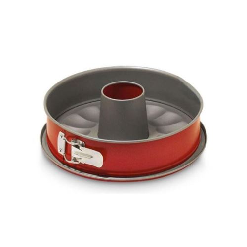 GUARDINI Moule démontable 2 fonds Rossana Ø24 cm gris et rouge