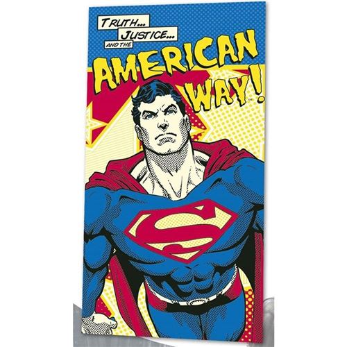 Kids Licensing - DC16014 - Serviette de Plage - Superman