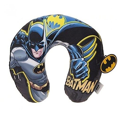 DC Comics coussin de cou Batman avec capuche 28 x 30 cm bleu/noir