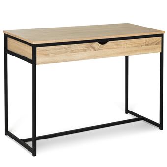 Bureau 1 tiroir DETROIT design industriel - 1