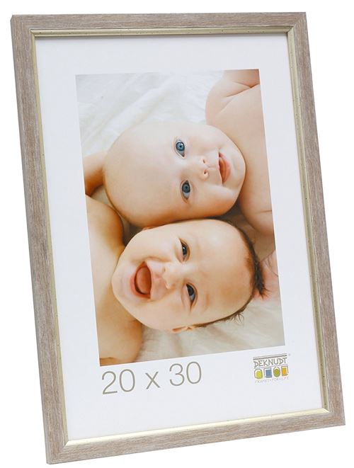 Deknudt Cadres Photo, Résine, Beige, 15 x20 cm