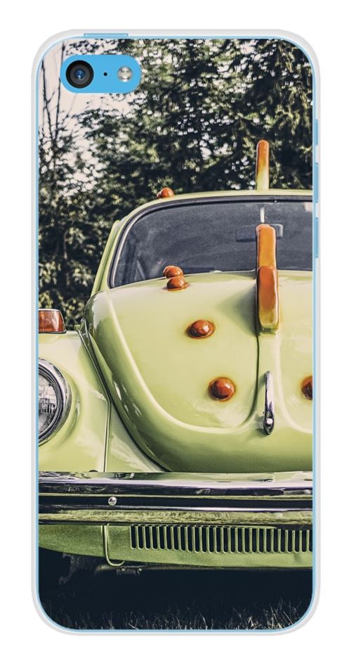 Coque en silicone imprimée compatible Apple iPhone 5C Coccinelle