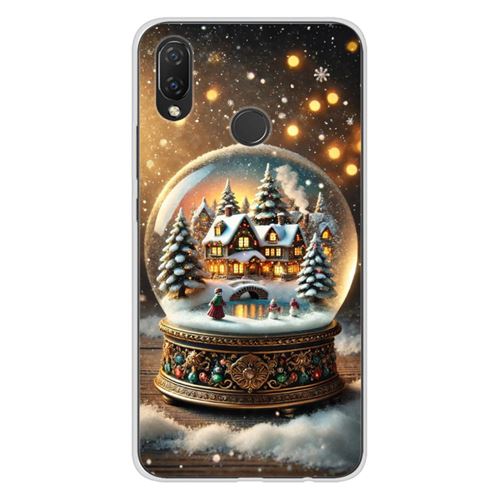 Coque en silicone imprimée compatible Huawei P Smart Plus NO Globe Féérique