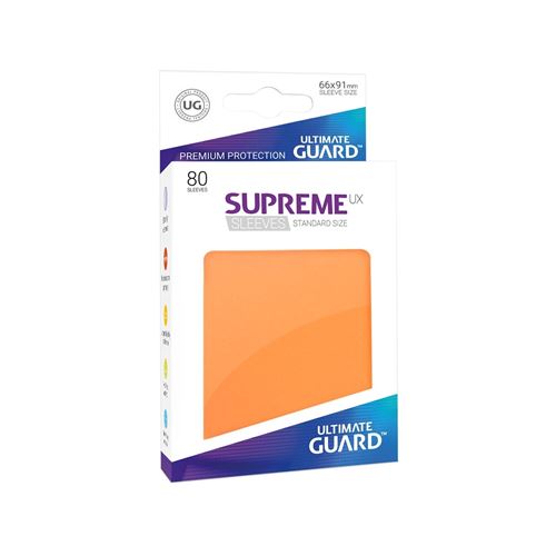 Pochette - Ultimate Guard 80 Pochettes Supreme Ux Sleeves Taille Standard Orange