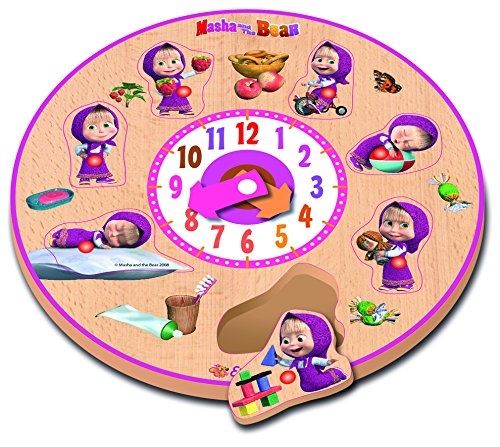 Eichhorn - 109304084 - masha puzzle - horloge en bois - 7 pièces
