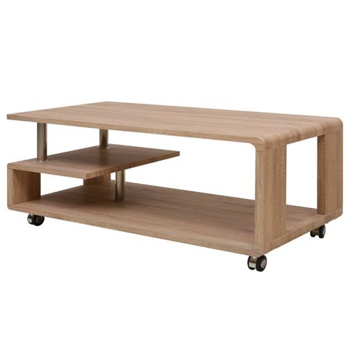 vidaXL Table basse Marron