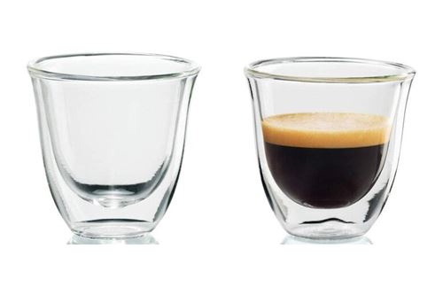 De Longhi Espresso Gläser Set di bicchieri da espresso – Accessori macchina portafiltro – bicchiere