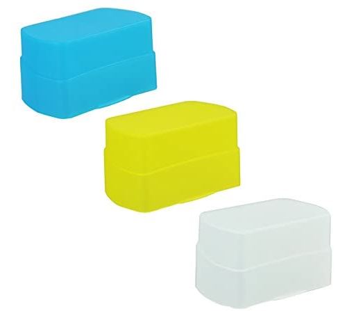 JJC Tricolore (blanc, jaune, bleu) Diffuseur/réflecteur - Pour Canon Speedlite 430EX, 430EX II