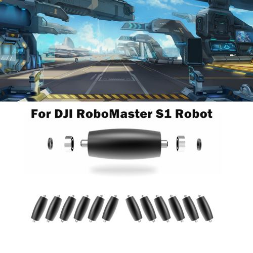2019 Acier Mecanum Roue de Support En Caoutchouc Des Pneus Petits Rouleaux pour Dji Robomaster S1 Robot aloha4098