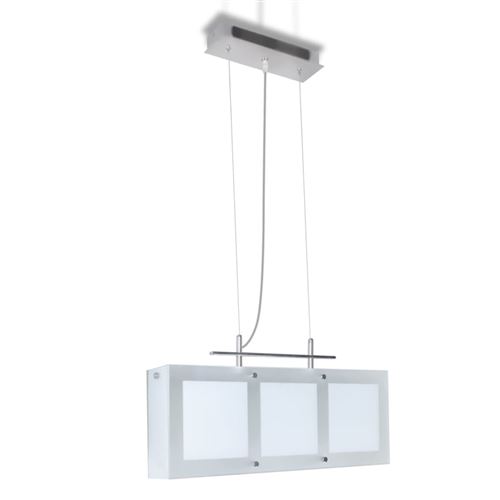 Eettafel glazen hanglamp (3 x E14)