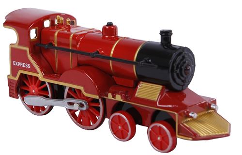 2-Play locomotive à traction lumineuse et sonore 14 cm rouge