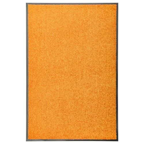 Paillasson lavable Orange 60x90 cm Vidaxl Orange