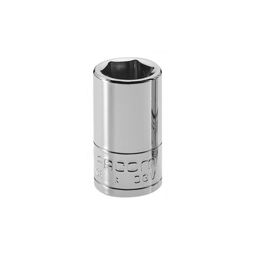 Douille 1/4'' 6 Pans Métrique Diamètre 10Mm Longueur 22Mm - Facom - R.10