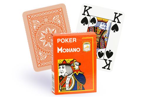 Jeu 52 cartes : CRISTALLO Orange