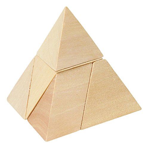 Goki Three-Sided Pyramid Puzzle (5 Piece)