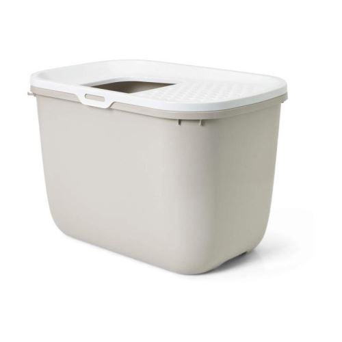 Savic Hop In Litter Box - Sand & Beige