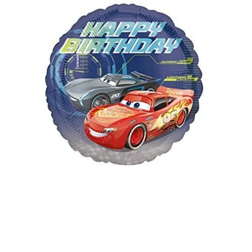 Amscan 3536601 C Standard Cars Joyeux anniversaire Ballon