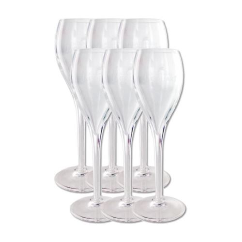 Boite de 6 Flutes a Champagne Jacquart