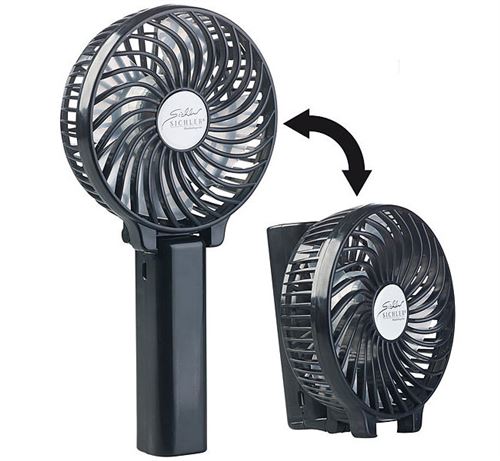 Ventilateur nomade pliable 2 en 1 Ø 9,5 cm