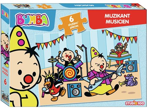 Studio 100 puzzle Bumba en tant que musicien junior 6 pièces