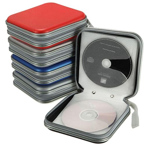 VCD DVD Pochette Range CD en Nylon Range Disque Classeur CD DVD