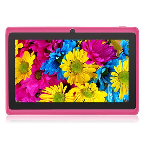 XYOO-TABLETTE TACTILE Android 7 Q88 cadeau pour enfant ROSE