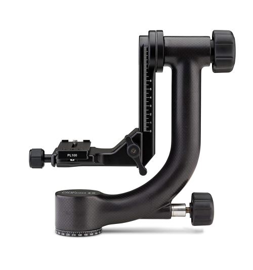 Benro Gh2c Carbon Fiber Gimbal Head Avec Pl100 Qr Plate (noir)