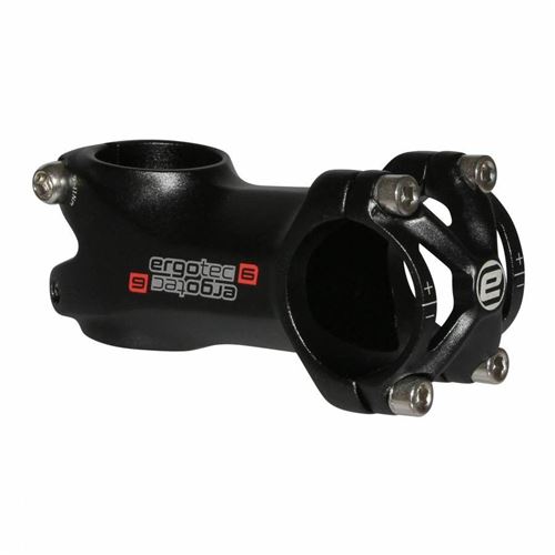 Potence vtt ergotec piranha alu noir 31.8 l50mm +--6° (homologue niveau 6)