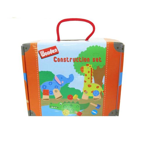 Jeu de construction en bois Jungle, 36dlg.