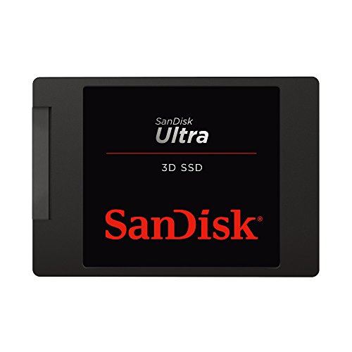 Disque SSD Sata III SanDisk Ultra 3D 1To, 2,5 pouces avec une vitesse de lecture allant jusqu'à 560 Mo/s (SDSSDH3-1T00-G25)
