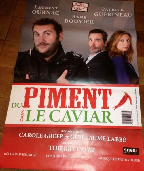 Du Piment Dans Le Caviard - 80x120 cm - AFFICHE / POSTER