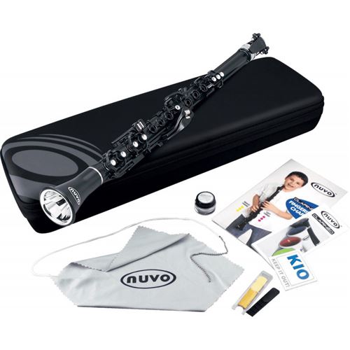 Nuvo N100CL - Clarinette enfant Clarinéo noire et argentée