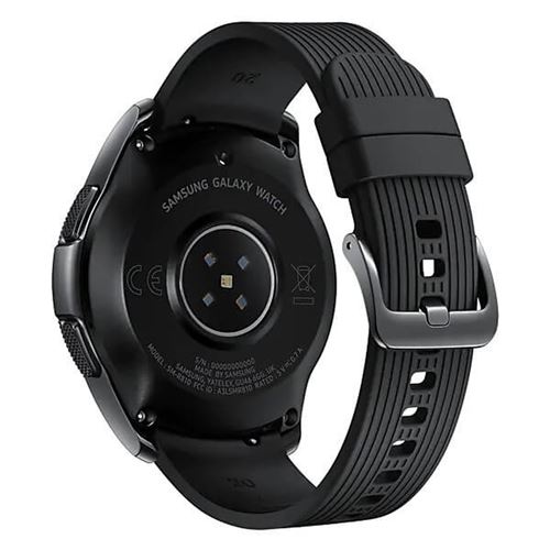 Samsung Galaxy Watch 42 mm noir minuit montre intelligente avec bande silicone affichage 1.2