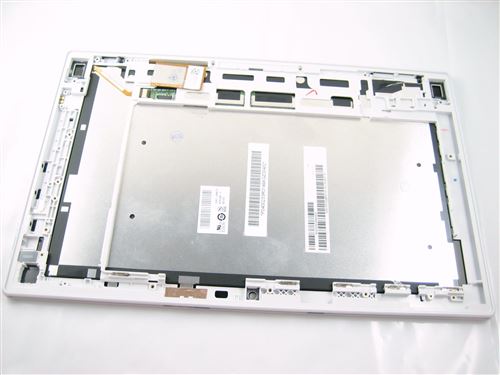 For Sony Xperia Tablet Z SGP312 FULL Touch VITRE TACTILE Screen Ecran + LCD Display + Frame~White Blanc