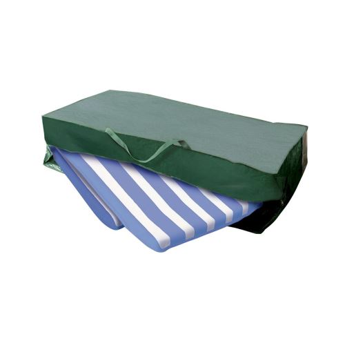 Rayen 6092 Housse coussins de jardin avec fermeture éclair et fenêtre transparente 125 x 60 x 32 cm