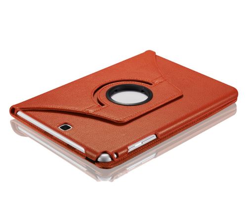 WISETONY® Etui PU cuir Coque Housse rotative 360°pour Samsung Galaxy Tab A T550/T555c 9.7 - Orange