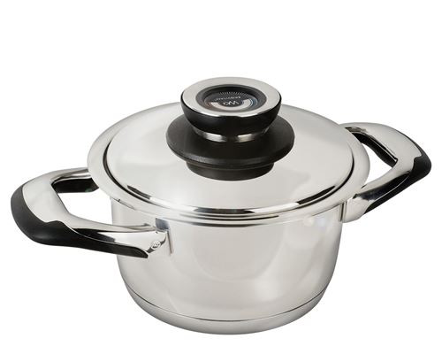 Warmcook - Faitout cuisson basse température 16 cm 1,8 L + Couvercle Ecovitam Inox 18/10